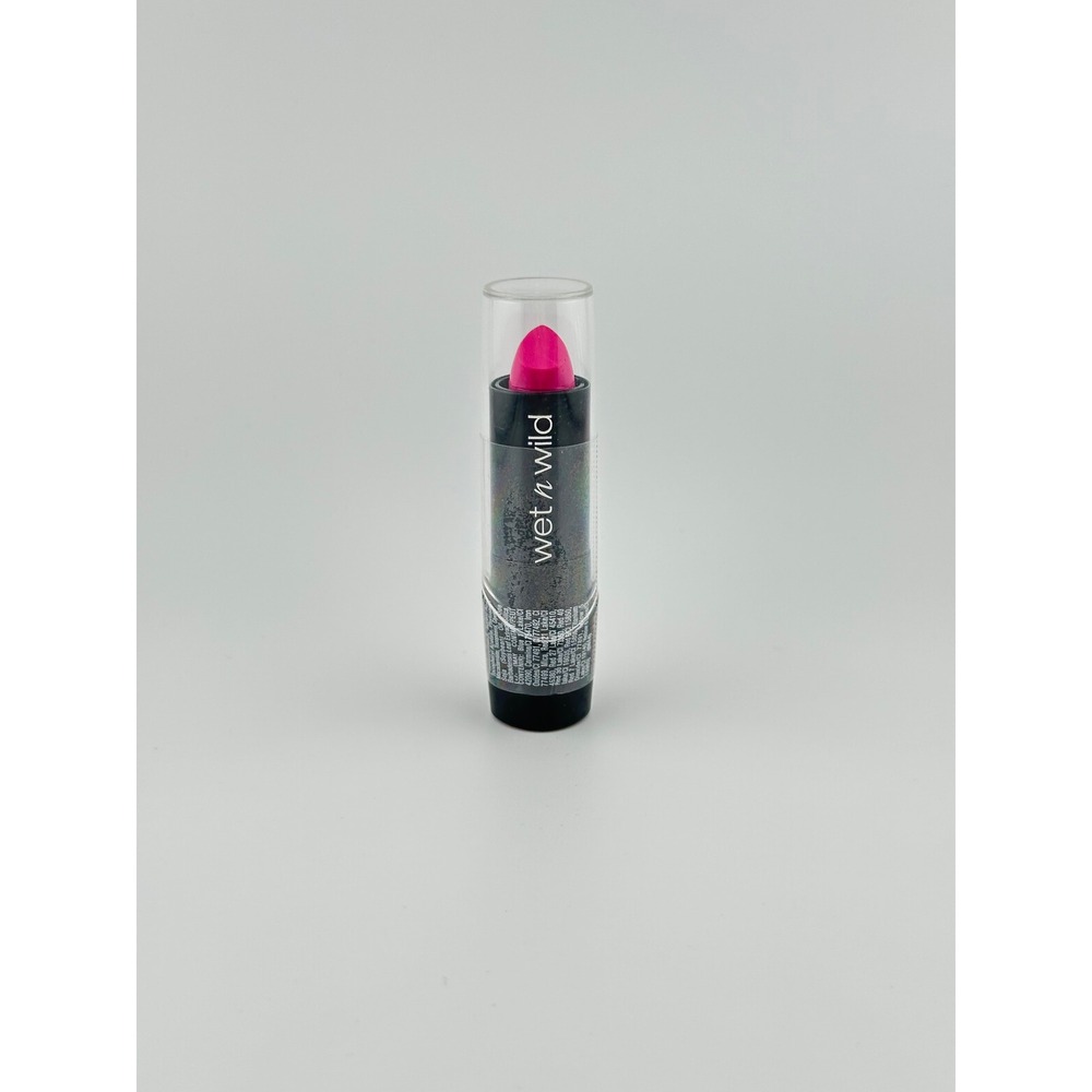 Wet n Wild Silk Finish Lipstick Nouveau Pink 518D 0.13oz New Fuchsia Creamy